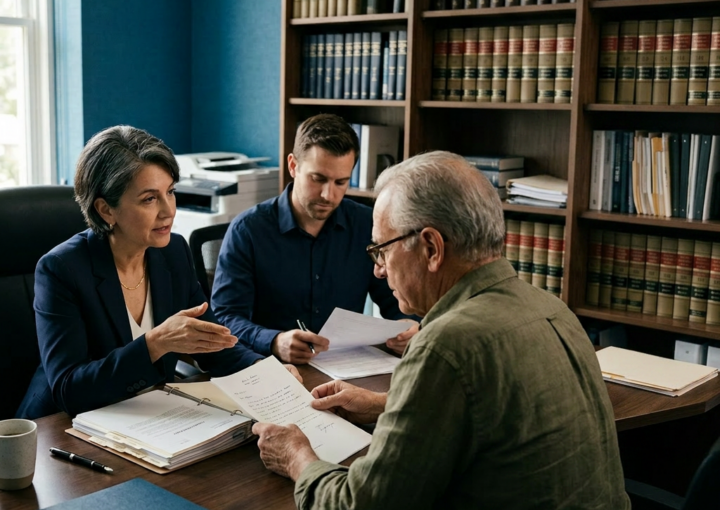 Fair compensation for an elderly couple in court Pension and insurance payments Living wage Social policy and senior rights legislation