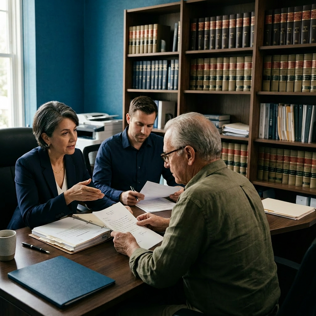 Fair compensation for an elderly couple in court Pension and insurance payments Living wage Social policy and senior rights legislation